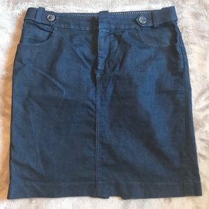 Banana Republic denim pencil skirt